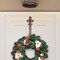 Haute Decor Adapt Adjustable Length Wreath Hanger with Removable Icon (2-Pack - Oil-Rubbed Bronze - Fleur de lis)